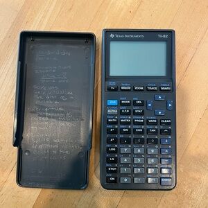 Texas Instruments TI-82 Blue Graphing Calculator